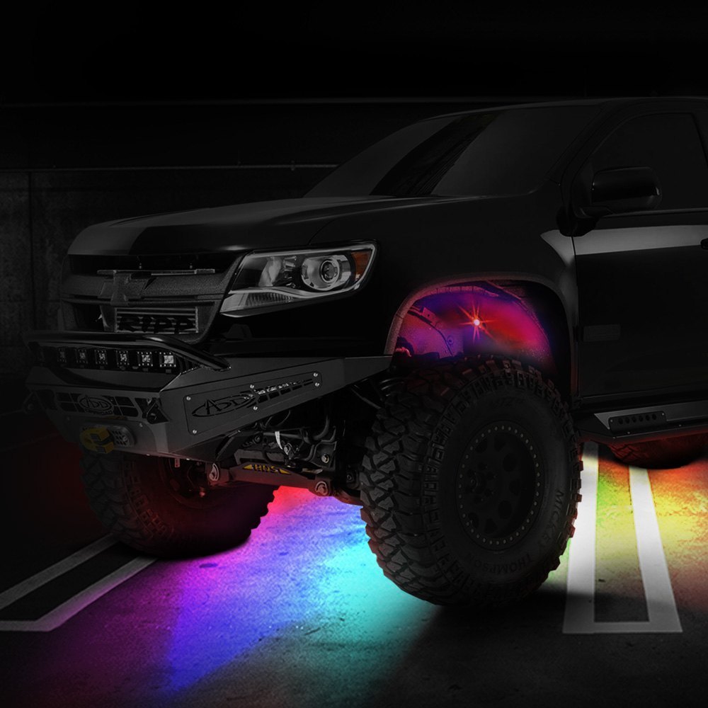 6PRGBW Hi-Power Multicolor LED Rock Light Kit