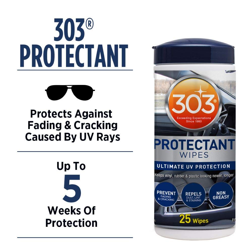 Picture of 303 Products 30397303 Auto Protectant Wipes - 25 Count