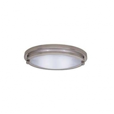 5AM558XYZ1 10 Low Profile Oval Light Satin Nickel