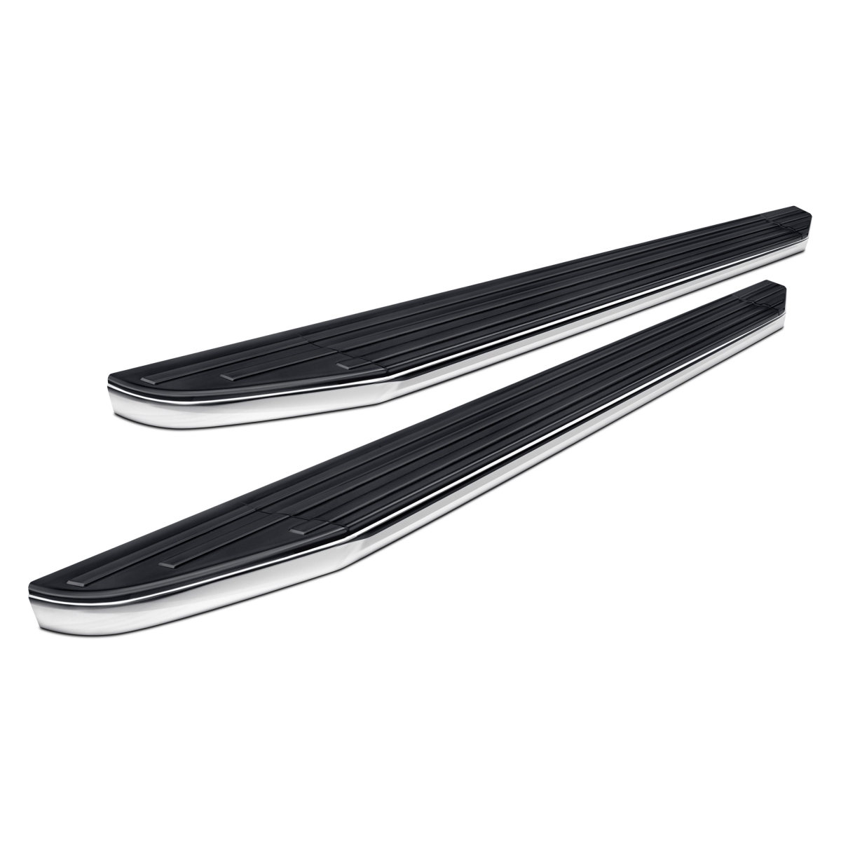 PRF5765.5 in. Premium Black with Chrome Trim Running Boards for 2020 Ford Explorer