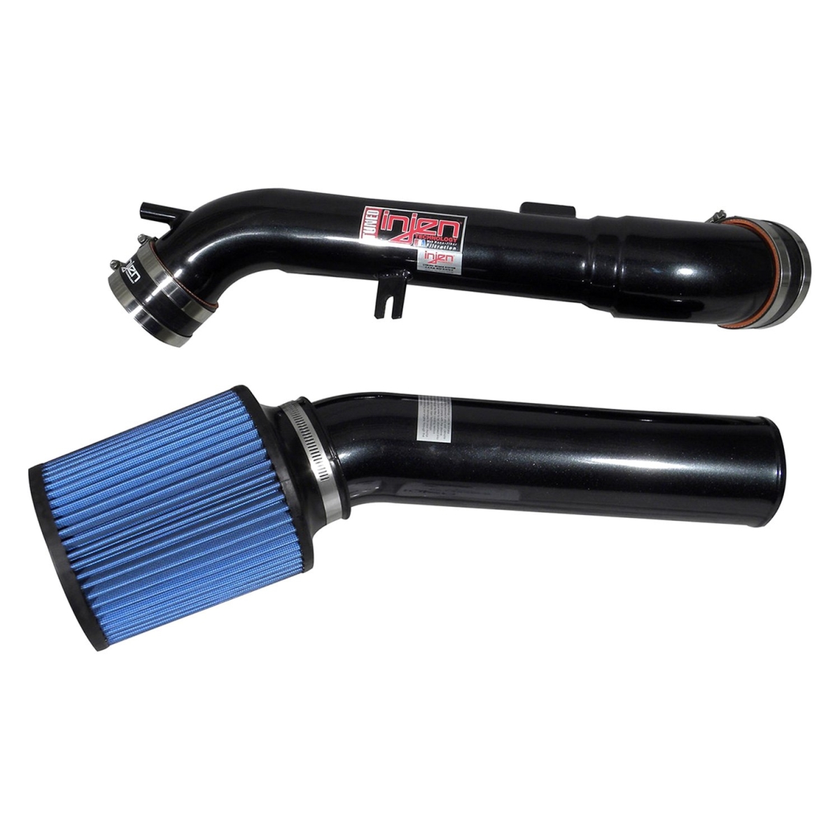 SP1993BLKSP Series Polished Black Cold Air Intake System with Blue Filter for 2003-2007 Infiniti G35