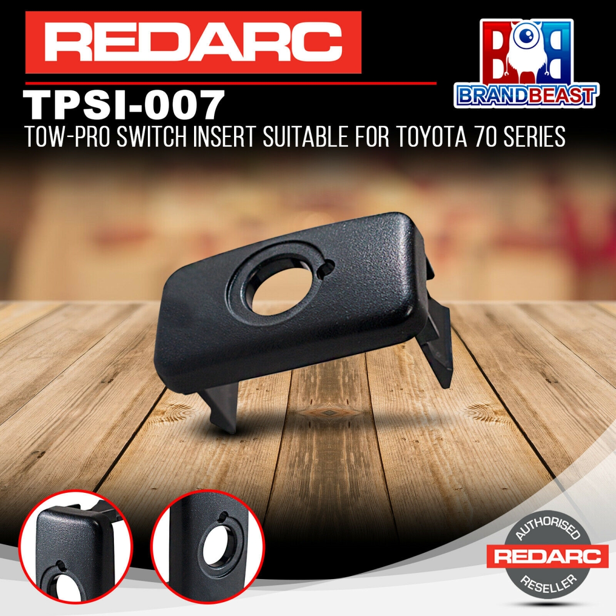 TPSI007Tow-Pro Elite Switch Insert - Toyota 70 Series