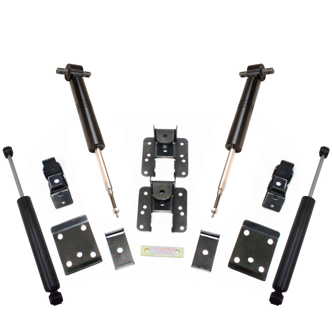 K331335S Front & Rear Lowering Kit - Black - 3in. Front & 5in. Rear Drop - Enhanced Comfort