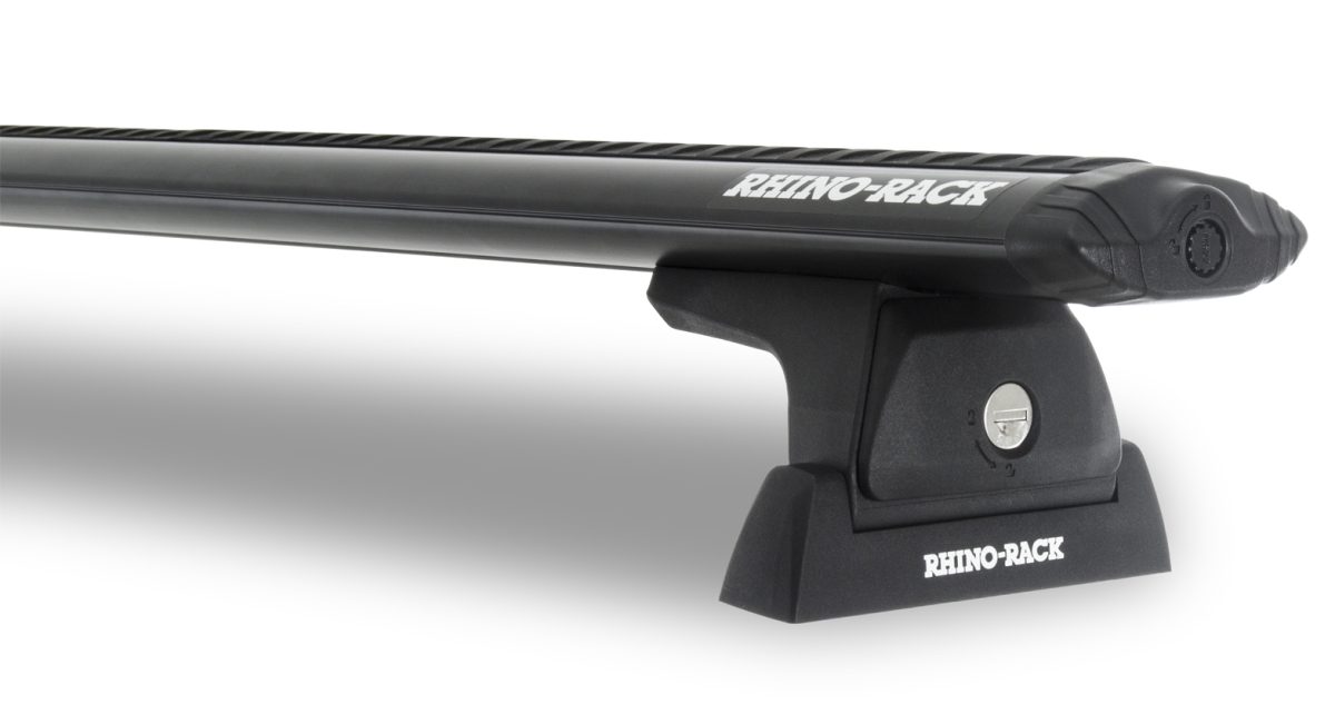 Picture of Rhino Rack JA9110 2500 Series Vortex 2 Bar Roof Rack for 2016-2020 Toyota Tacoma 4-Door&#44; Black