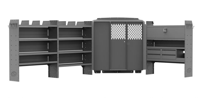 Picture of Kargomaster 44PML 60 in. Telecom Shelves - 159 in. ProMaster WB Low Roof