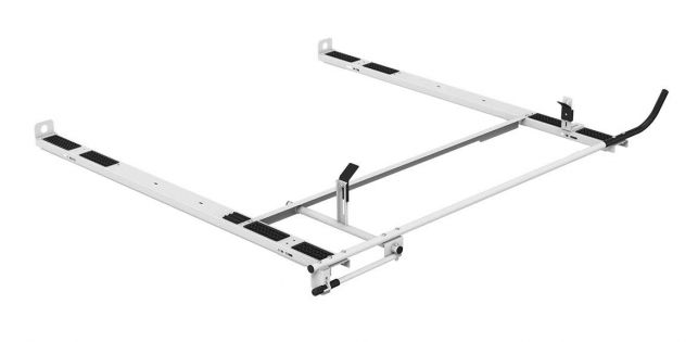 Kargomaster 4TLA0C Clamp & Lock HD Aluminum Single Ladder Rack Kit - Transit Low Roof