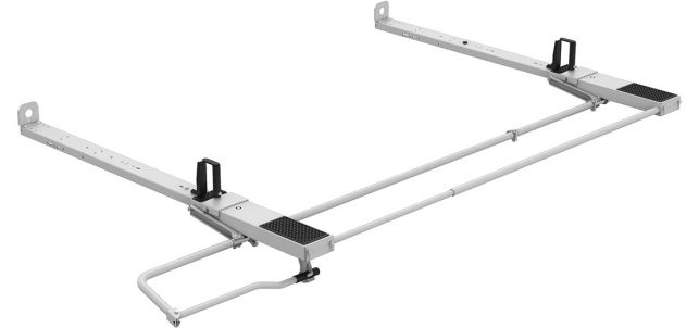 Picture of Kargomaster 4GMACD Combo HD Aluminum Ladder Rack Kit - Drop Down Clamp & Lock - GM Low Roof Transit