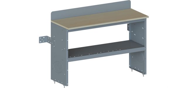 Kargomaster 42542 42 x 28 x 16 in. Workbench with Garage Storage