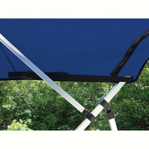 8PONRCLA04 8 ft. Replacement Pontoon Bimini Top Canvas, Pacific Blue