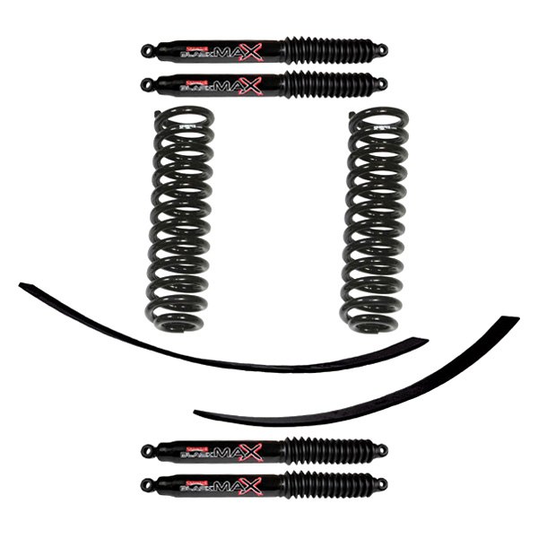 172EBKB 3 x 1.5 in. & 2 in. Standard Series Front & Rear Suspension Lift Kit for 1966-1977 Early 4WD