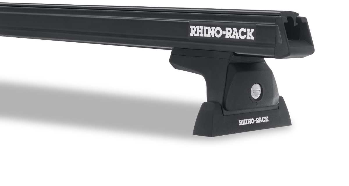 Picture of Rhino Rack JA6237 2500 Series Vortex 2 Bar Roof Rack for 2005-2016 Ford Excursion 4-Door SUV&#44; Black