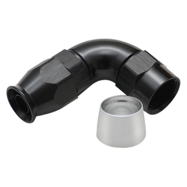 28908 90 deg Aluminum Hose End for PTFE Lined Hose