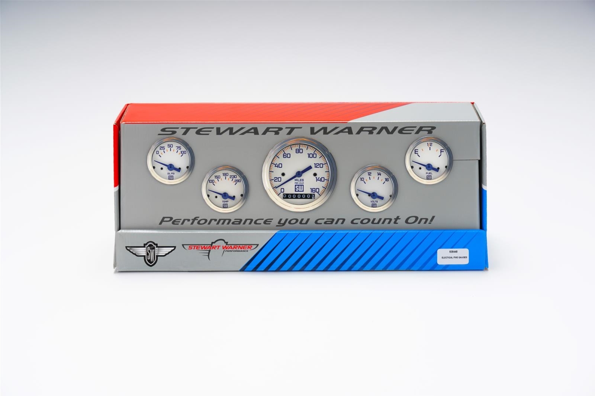 838448 Mariner 5-Gauge Kit, Blue & White