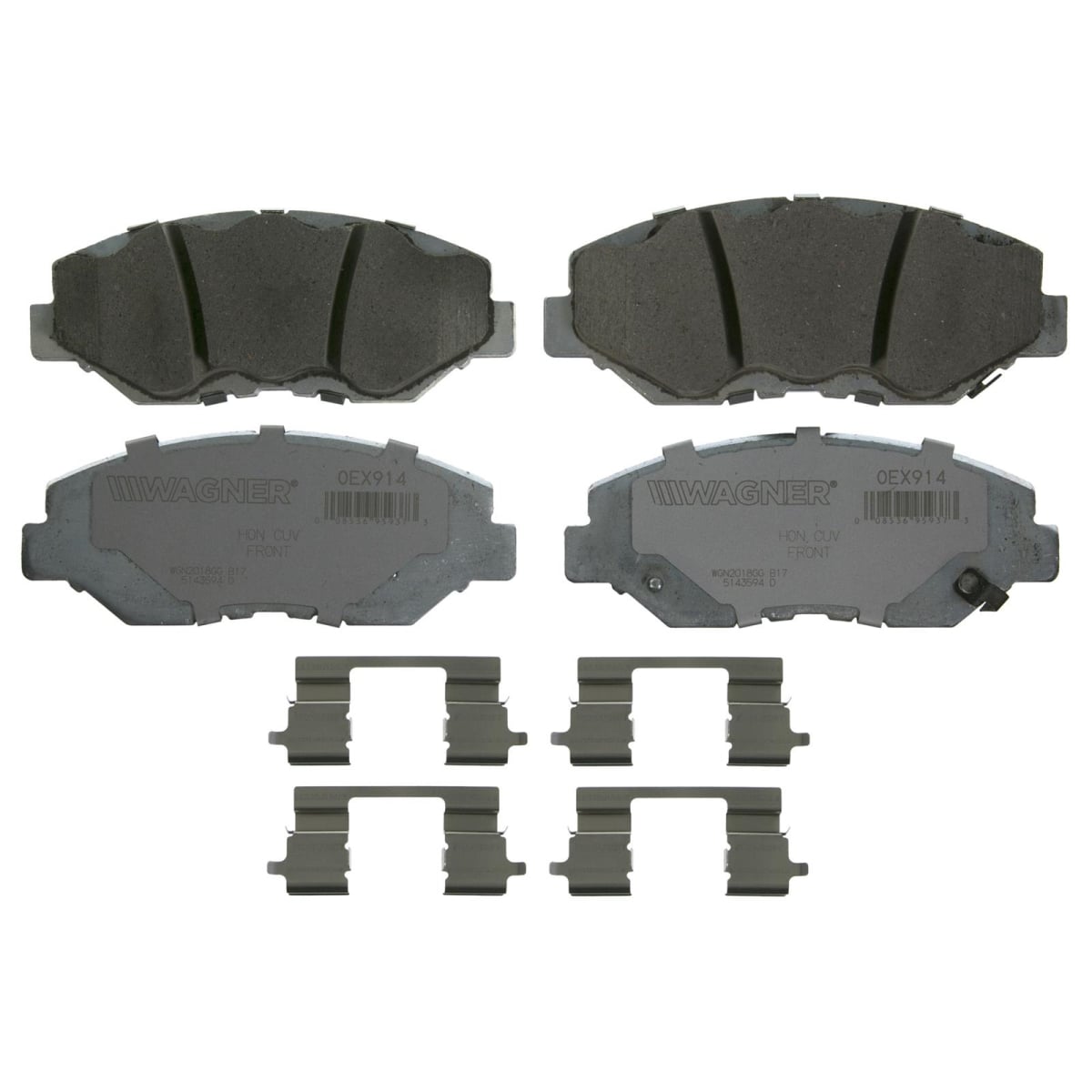 OEX914 Premium Ceramic Disc Pad for 2013-2015 Acura ILX