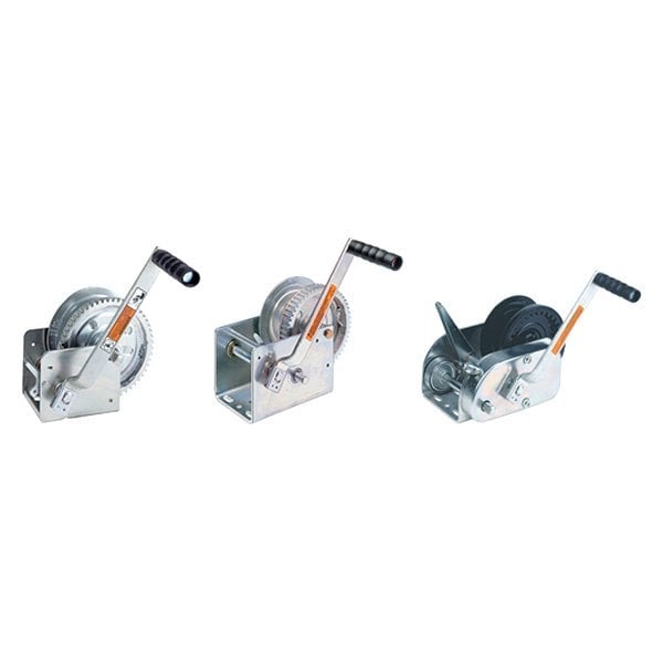 14846 2500 lbs DL Series Plated Single Speed Winch with 25 in. Strap