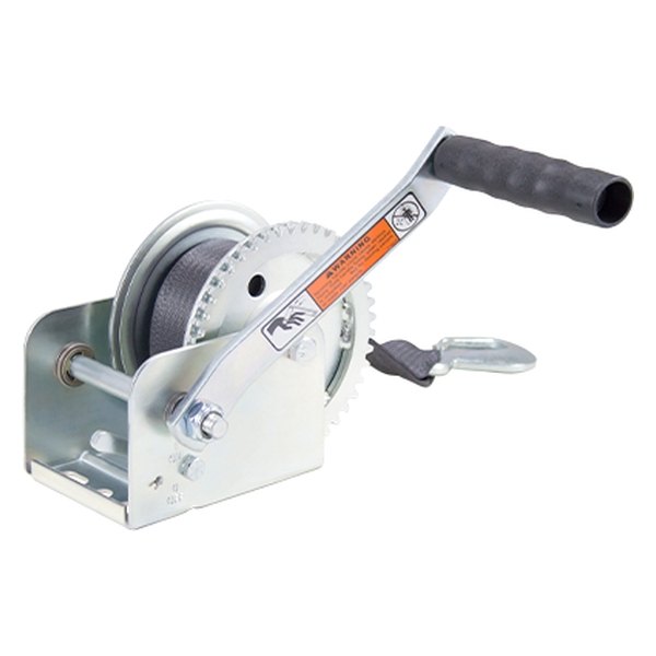 15305 1400 lbs DL Series Plated Single Speed Winch with 20 in. Strap