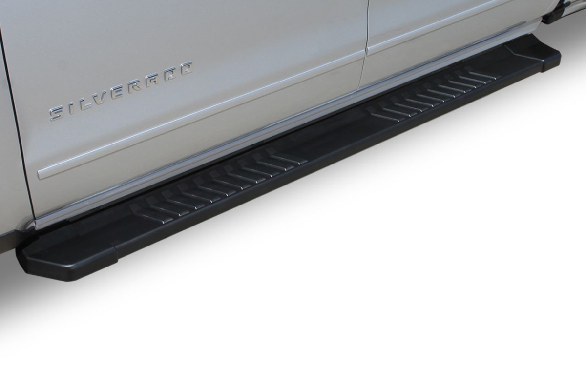 17010041BT 6 ft. Aluminum Running Boards, Black