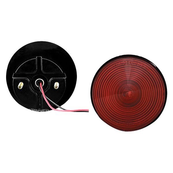 50862 4 ft. Two-Stud Round Tail Light, Red