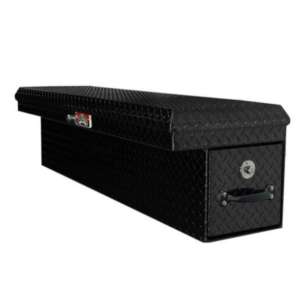 80RB7647D Driver Side Brute Losider Safe Tool Box with Rear Bedsafe Roller Drawer, Aluminium
