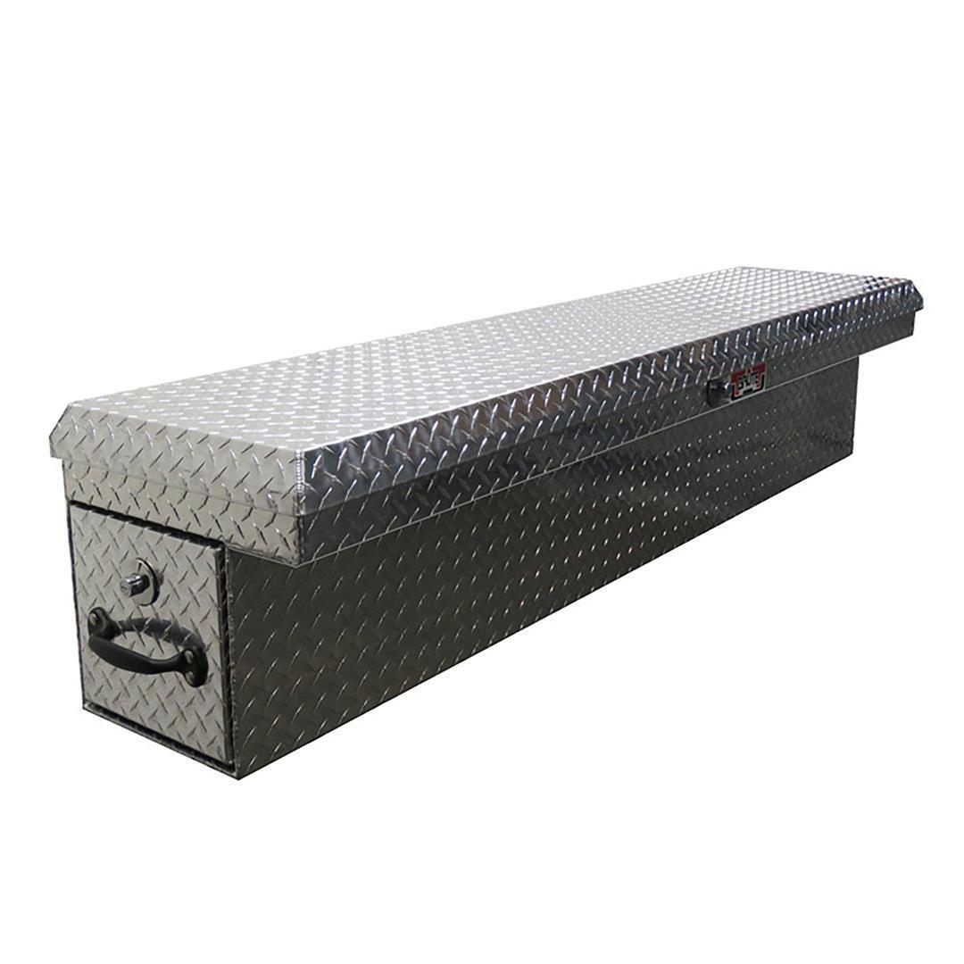 80RB7656P Passenger Side Brute Losider Safe Tool Box with Rear Bedsafe Roller Drawer, Aluminium