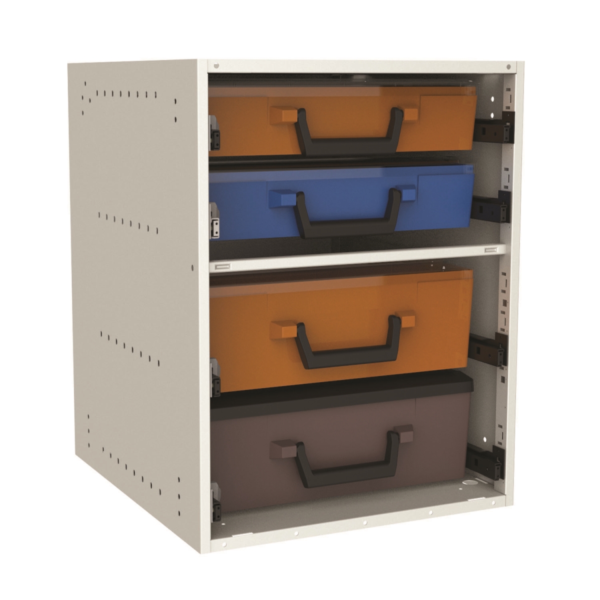 RCSK5C 4 Drawer Parts Cabinet Kit44 Orange