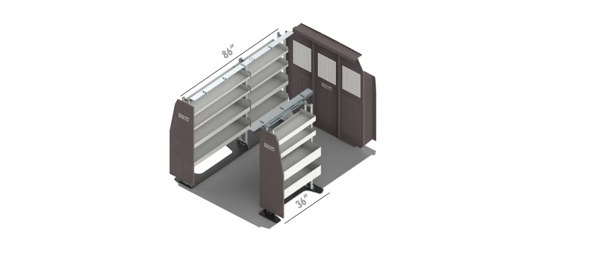 RSSFRHD802 8-Series M & Hi Shelving Unit with Start Frame