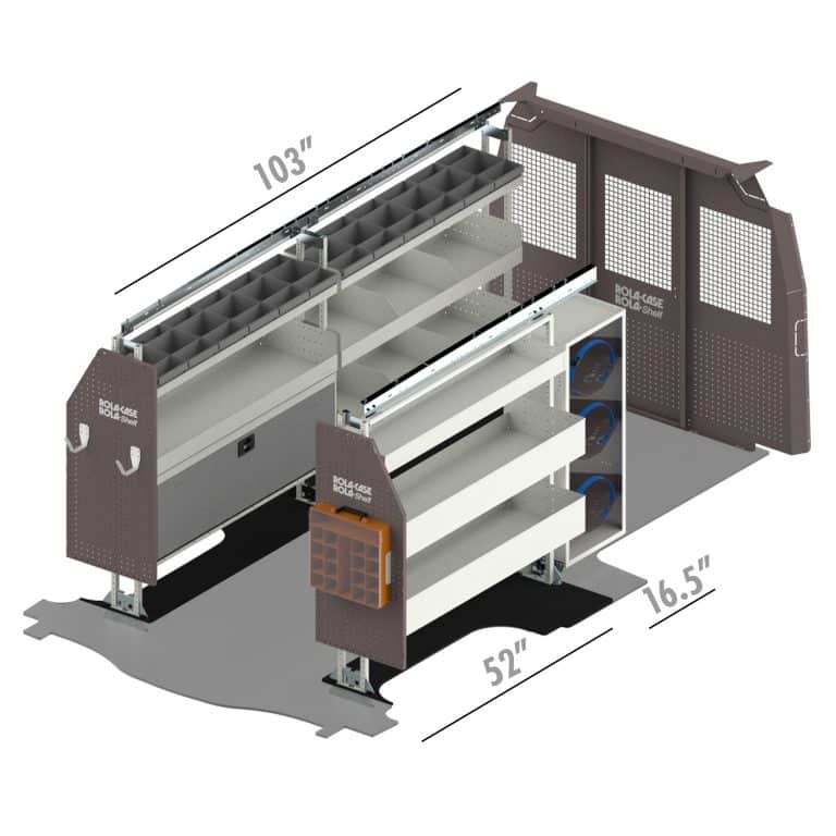 SSFRHD1201 12-Series Low Shelving Unit with Start Frame