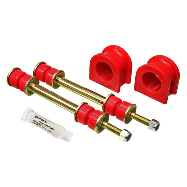 Stabilizer Bar Mount Bushing, 34 Millimeter Bar Diameter; Red; Polyurethane