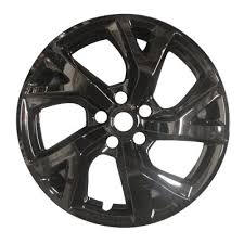 17", 5 Split Spoke, Painted, Gloss Black, Automotive Grade ABS, Set Of 4