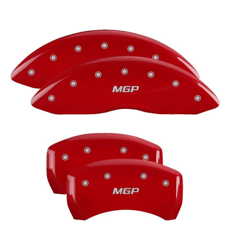 11221SMGPR Caliper Covers Engraved Front & Rear Fits for 2019-2020 Volkswagen Jetta - Set of 4