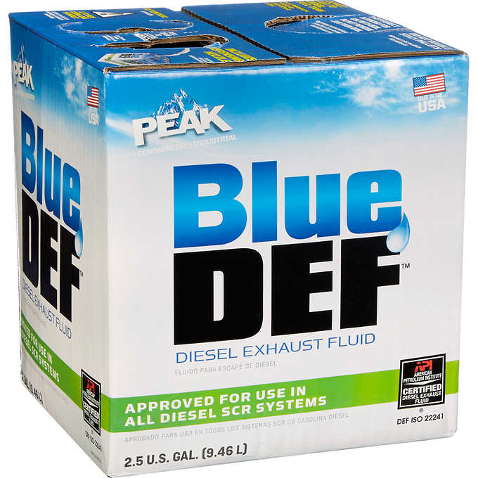DEG002 2.5 gal Platinum Diesel Exhaust Fluid, Blue