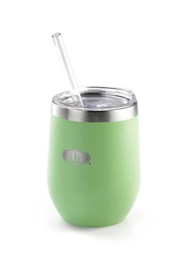 63353 12 oz Glacier Stainless Steel Tumbler, Peppermint