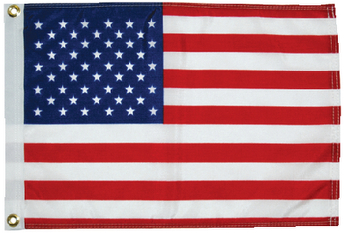 12 x 18 in. Nylon 50 Star US Flag