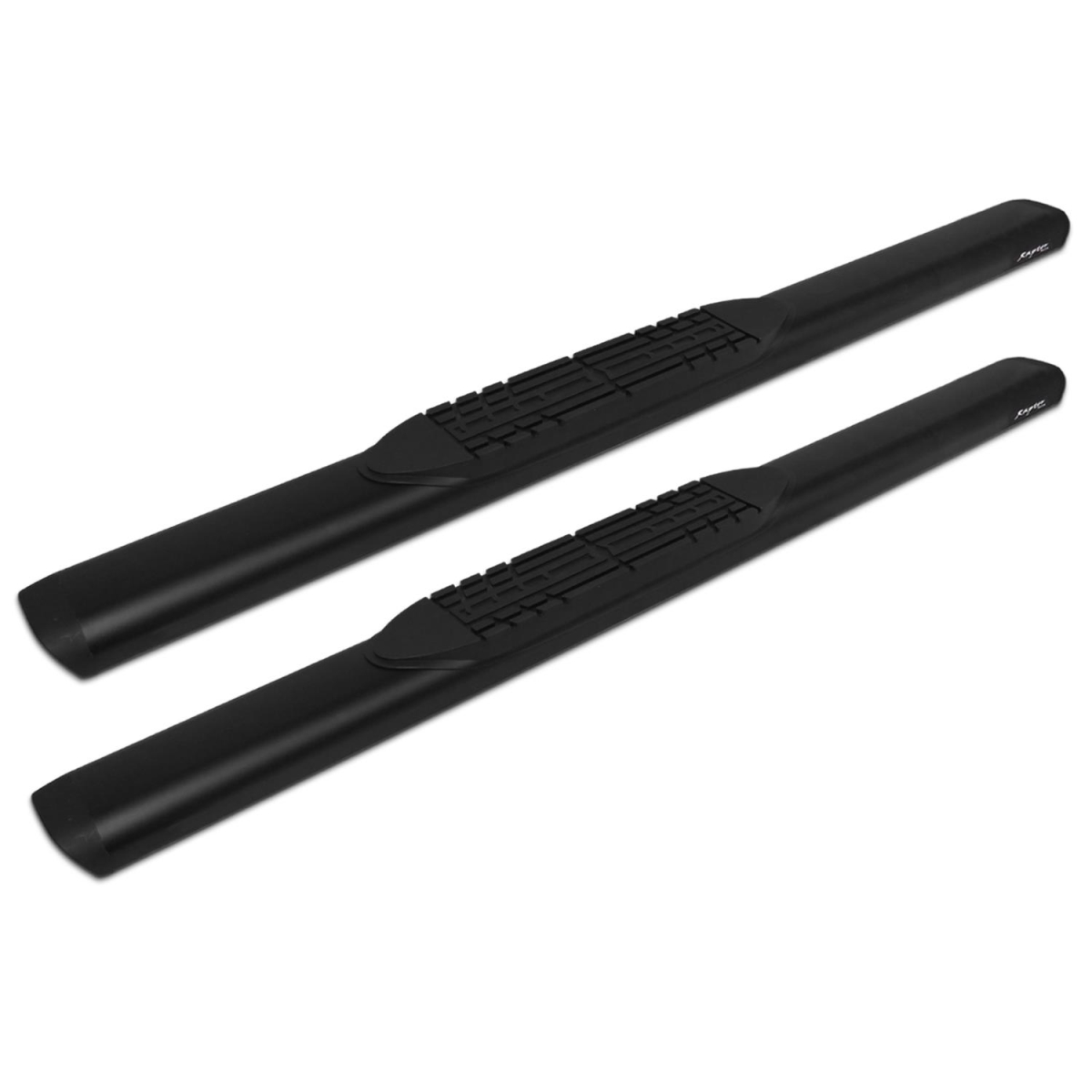 2056BLK 5 in. Slide Track Oval Running Boards