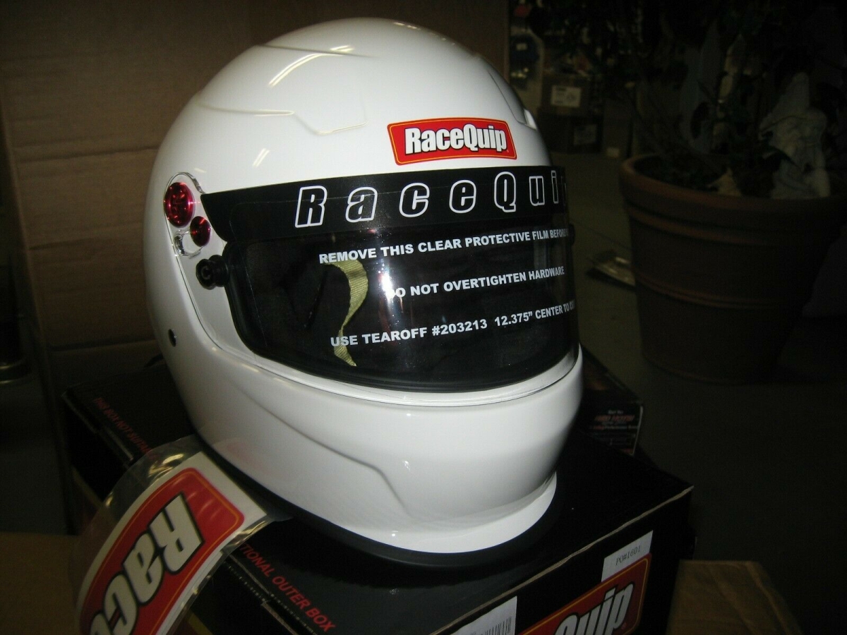 Picture of Racequip 276113 Pro20 SA2020 Full Face Helmet&#44; White - Medium