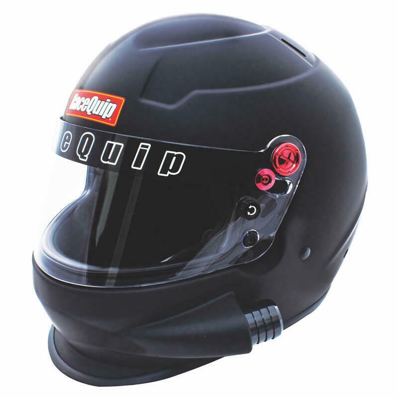 Picture of Racequip 296993 PRO20 Side Air Snell SA2020 Full Face Helmet, Medium Black Plane