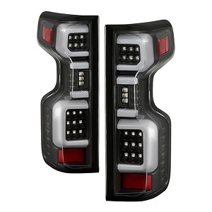 Spyder Tail Light Clear Lens, Black Interior, Driver & Passenger Side, 1-year limited warranty 5087270