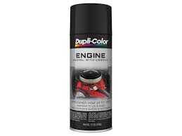 DE1654 DC Engine Enamel Aerosol, Flat Black