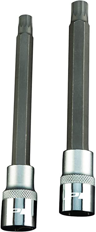 Performance Tool 2-Piece 1/2" Drive Toyota Head Bolt Bit Socket (W83184)
