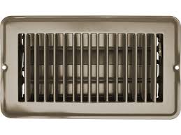 4 x 8 in. Tan Metal Dampered Vent Register