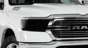 Headlight Cover, Full Cover; Solid; Smoke; Composilite; Set Of 2