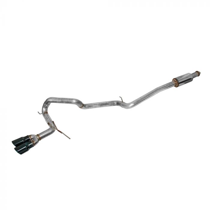 302033036 3 in. Cat-Back Exhaust System Track Edition Stainless Steel with Diamond Black Tips for 2013-2018 Focus ST
