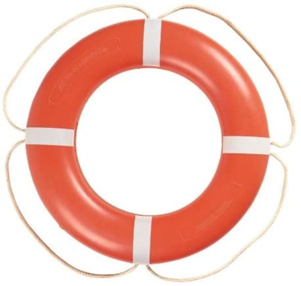 570002 24 in. CCGA Aerobuoy Life MA Ring, White