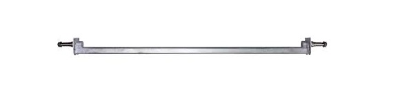 49561 2 in. Galvanized Square Trailer Axle - 3,500 lbs Capacity with 1.37 x 1.16 in. Spindles - 91.25 in. Hub Face