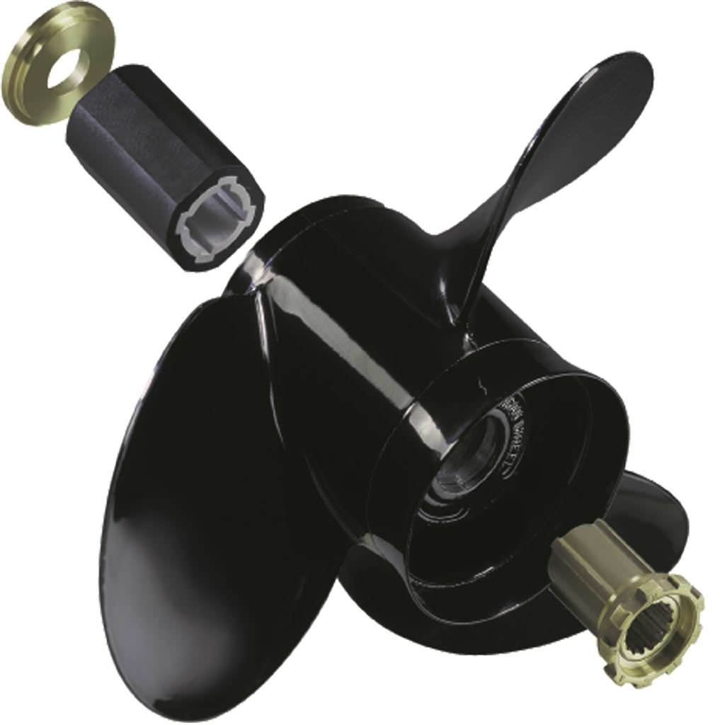 992408 10 in. x 15 Pitch 20-70hp 3 Blades Aluminum Vortex Propller