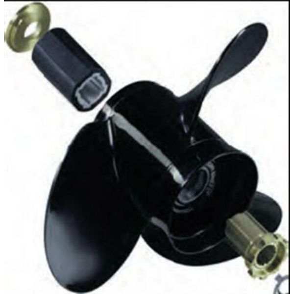 992505 10.125 x 13 in. Vortex Aluminum Propeller, Black