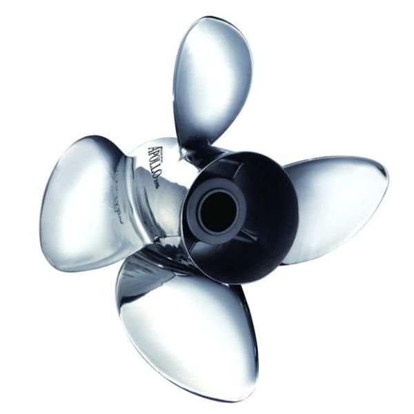 993203 14.625 in. R16 Apollo Stainless Steel 4 Bladde Std V6 Propeller