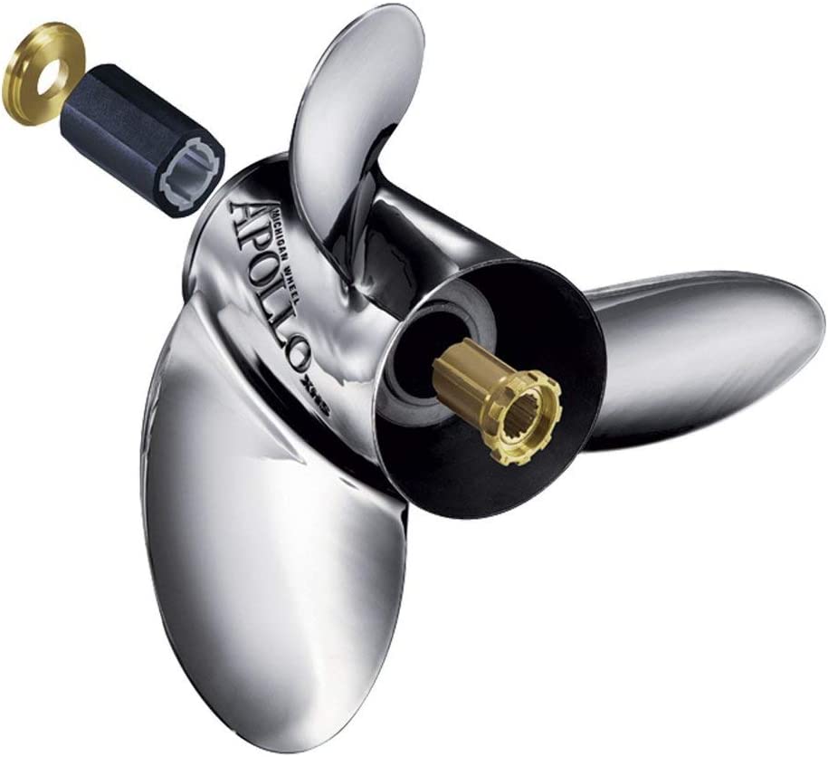 14.375R18 Apollo V6 3-Blade Stainless Steel Standard Propeller