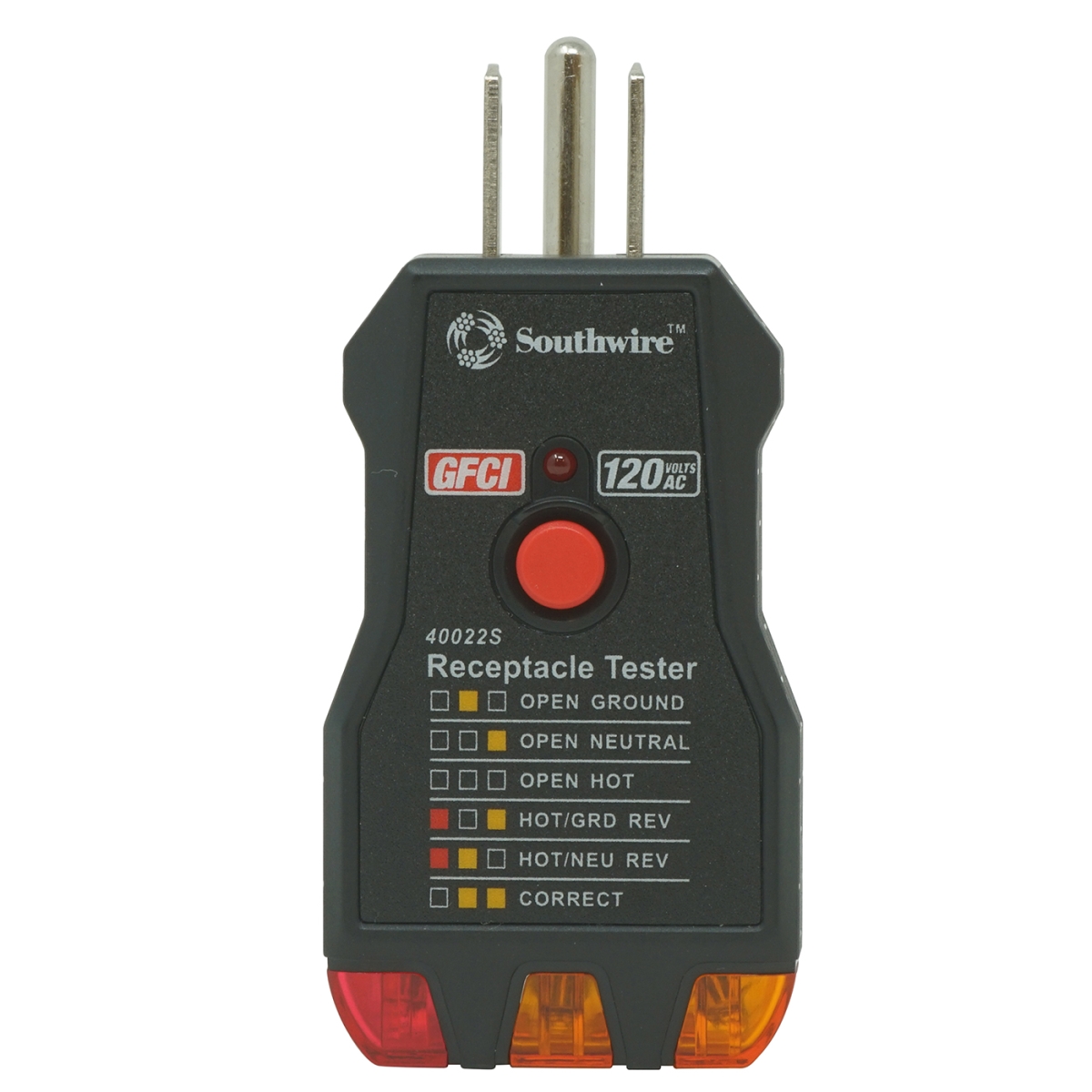 Picture of Southwire T6D-40022S Outlet GFCI Receptacle Tester