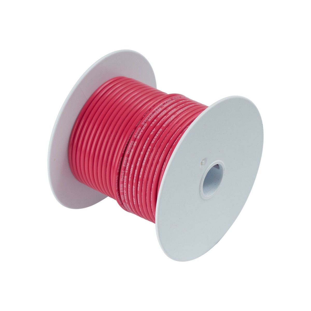 100810 No.18 Spool Tinned Copper Wire, Red
